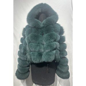 Forest Green Fox Jacket/ Vest (117195)